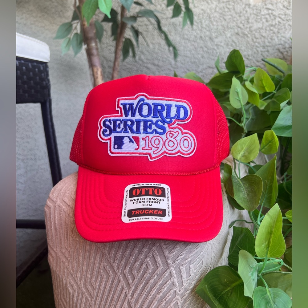 OTTO Red World Series 1980 Trucker Hat